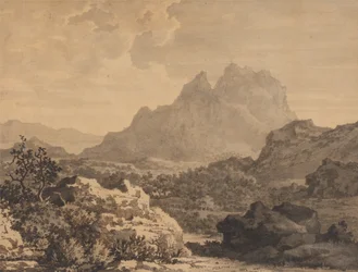 Bergachtig landschap